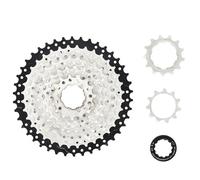 DTYBJN Cassette e pignoni Adatto per Bici MTB TTPRO 10 velocità HG Cassetta per Bicicletta 11-40T/42T/46T/50T Ruota Libera per Mountain Bike Adatta per Parti Shimano Ruota Libera(10S 11-42T)