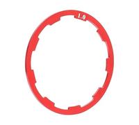 DTYBJN Cassette e pignoni Rondella distanziale per mozzo volano Bicicletta, Guarnizione Cassetta, rondella per mozzo Bicicletta in Lega di Alluminio Ruota Libera(Red 1mm)