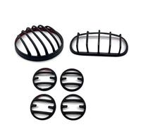 DTYBJN Copertura per luce moto Copertura griglia faro moto adatta per HONDA Rebel CMX1100 CMX500 CMX300 2020 2022 2023 2024 Copertura della Protezione del Faro(Matte Black 6 Pcs)