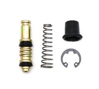 DTYBJN Leve freni per moto Kit di riparazione pistone pompa freno frizione moto da 11 mm, 12,7 mm, 14 mm, 16 mm, fasce elastiche cilindro principale pompa freno leva(Fr 12.7mm Steel)