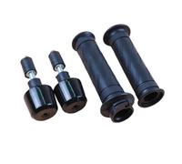 DTYBJN Manopole Moto Manopole universali Antiscivolo per Moto, Manubrio, acceleratore, 7/8" 22 mm, Tappi terminali per Manubrio Adatti per CG125GN125 GS150 Manopole Manubrio(Style 2 Black)