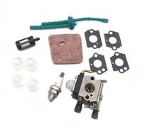 DTYBJN Motoseghe Kit carburatore Adatto per STIHL FS38 FS45 FS55 KM55 HL45 FS45C FS85 FS45L FS55C C1Q-S66 C1Q-S71 C1Q-S97 Strumenti Filtro Benzina(13pcs)