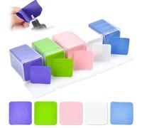 DTYGUIXE 1000 Pz Salviette per Unghie Prive di Lanugine Dischetti per Pulizia delle Unghie Pad Senza Pelucchi per Unghie Salviette per Unghie Quadrate per Unghie Gel Pulizia Nail (4 Colori)