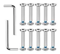DTYGUIXE 12 Set di Viti da Pattinaggio di Ricambio per Pattini in Linea Bullone a Vite per Ruote per Assi di Pattino Vite per Pattini in Linea in Ferro Viti per Pattini in Metalloper Ruota Sostitutivo