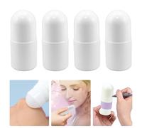DTYGUIXE 4 Pz Bottiglie a Rullo in Plastica Bottiglie Vuote con Sfera a Rullo da 30ml Contenitori Deodoranti Fai Da Te con Sfera a Rullo per Aromaterapia, Profumi, Deodorante e Cosmetici