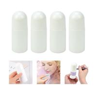 DTYGUIXE 4 Pz Bottiglie a Rullo in Plastica Bottiglie Vuote con Sfera a Rullo da 50ml Contenitori Deodoranti Fai da Te con Sfera a Rullo per Aromaterapia, Profumi, Deodorante e Cosmetici