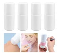 DTYGUIXE 4 Pz Bottiglie a Rullo in Plastica Bottiglie Vuote con Sfera a Rullo da 50ml Contenitori Deodoranti Fai Da Te con Sfera a Rullo per Aromaterapia, Profumi, Deodorante e Cosmetici