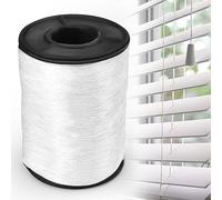 DTYGUIXE Cordino per Tende a Pacchetto Cordoncino per Soffitto Filo per Tende da 1mm*150 Yards Cordino Intrecciato Bianco Cordoncino di Sollevamento per Finestre, Giardinaggio, Artigianato