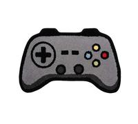 DTYNBCP Tappetino da bagno divertente, tappetino da bagno con gamepad, piccolo tappeto antiscivolo, lavabile, morbido, assorbente, stile preppy, alla moda(Black)