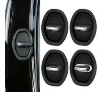 DTZHANGZE 4 Pezzi Ammortizzatore Serratura Porta per Audi A1 A3 A4 A5 A6 A7 A8 S3 S4 S5 S7 S8 Silicone Silenzioso Protezione Tampone Antiurto Insonorizzazione Accessori Auto,Black
