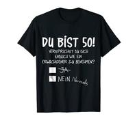 DU BIST 50 - LUSTIGES 50° GIORNO Maglietta