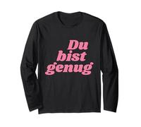 Du Bist genug - Positive Affirmations Maglia a Manica