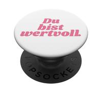 Du bist wertvoll - Positive Affirmations PopSockets PopGrip Adesivo