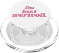 Du bist wertvoll - Positive Affirmations PopSockets PopGrip per MagSafe