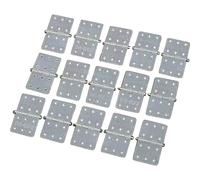 DU-BRO 119 Hinges 11/28 - Cerniere rettangolari in poliammide, 28 mm x 11 mm, 15 pezzi