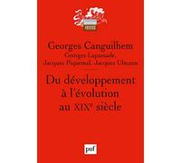 Du développement à l'évolution au XIXe siècle