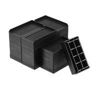 Du Fur - Rialzi regolabili per letto, per divano, tavolo e divano, altezza 11 cm, altezza 11 cm, ideali per risparmiare spazio e soluzioni Sto Soluts, confezione da 4