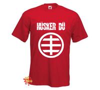 Du Husker Punk, New Wave, Rock, Indie T Shirt Tutte le Taglie