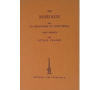 Du mariage par un philosophe du XVIII siecle