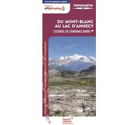 Du Mont-Blanc au lac d'Annecy: 1/50 000: T741
