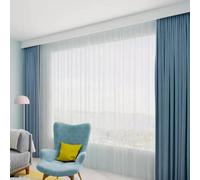 Du montaggio a soffitto ain binario binario doppio perPerfect per camera da letto e ufficio ain pannelli facile Inllat versatile trattamento finestra