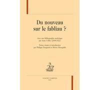 Du nouveau sur le fabliau ?