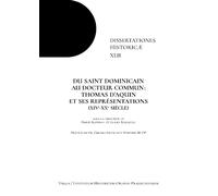 Du saint dominicain au docteur commun: Thomas d'Aquin
