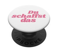Du schaffst das - Positive Affirmations PopSockets PopGrip Adesivo