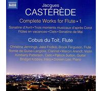 Jacques Casterede Jacques Castérède: Complete Works for Flute - Volume 1 (CD)