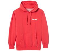 Dua Lipa Official Merch Radical Optimism Tracklist Hoodie Felpa con Cappuccio, Rosso, M Unisex-Adulto