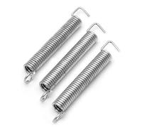 Duable Bridge Springs Tremolo 3 Pezzi 6,8x0,85 Cm Accessori Parti Metalliche Per Chitarra Elettrica A Ponte parti di chitarra(Silver)