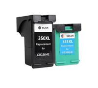 DUAEANXI Cartuccia d'inchiostro 350 351 compatibile for stampante hp350 D4200 D4260 D4263 D4360 J5730 J5780 J5785 J5790 J6410 J6413(1 SET)