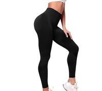 duaicnvow Donna Leggings Senza Cuciture a Compressione 3D per Anticellulite Sportivi Push Up Leggins Fitness Pantaloni Palestra Dimagranti Vita Alta Elasticizzati Yoga Pants