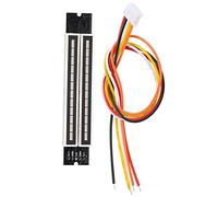 Dual 12 Indicatore di Livello Stereo VU Meter Scheda Amplificatore Stereo Mini Modulo Scheda Misuratore di Livello della velocità della Luce Regolabile con modalità AGC