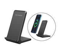 Dual 20W 2 in 1 Caricabatterie wireless Stazione di ricarica rapida Cavo di