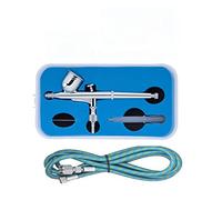 Dual-Action Airbrush Gun Kit Pistola a spruzzo Trigger a for Trucco Set Art Craft Model Paint Spraying Hobby 0. 3mm 7cc Soffiaggio comodo(130S1 Box and Hose)