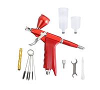 Dual Action Easy Clean trigger gravità Tipo ad alta capacità a spruzzo Airbrush Pistola con tubo for il modello vernice di arte,Offre risultati professionali(Part6)