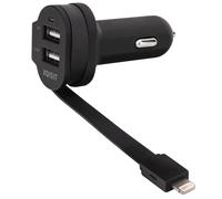 Dual Auto Caricatore 6A 2x USB + Apple Caricabatteria 12V 24V Carica -