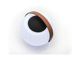 Dual BTP 2 - Altoparlante portatile Bluetooth con effetto luce, colore: Bianco