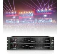 Dual Channel Audio Equalizer, Graphic Equalizer, Dual Channel 31-Band Audio Digital EQ Equalizer with Low/mid/treble Independent Adjustment, for DJ, Performance, Club