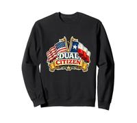 Dual Citizen Texas American Flag Patriotic Funny Pride Felpa