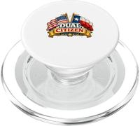 Dual Citizen Texas American Flag Patriotic Funny Pride PopSockets PopGrip per MagSafe