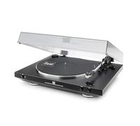 Dual DT 400 Giradischi USB completamente automatico (33/45 giri/min, sistema a calamita, attacco USB, equalizzatore-preamplificatore) Nero