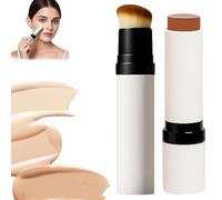 Dual-Ended Cover Cream Stick - Full Coverage Hydrating Concealer & Foundation Stick for Smooth, Flawless Skin - Lightweight, Long-Lasting , Ideal for All Skin Types (C50)
