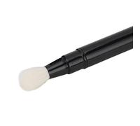 Dual-Ended Retractable Eyeshadow Brush for Travel - Compact Dual- Applicator with Auto-, Easy-Dip Design, Ideal Makeup On-the-Go