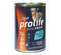 Dual Fresh Adult Medium/Large Salmon & Codfish - 400GR