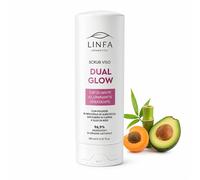 Dual Glow Scrub Viso Esfoliante 2 in 1 Trattamento Scrub e Maschera con Zucchero