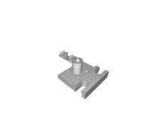 Dual Hot End Mount for E3D V8 with Sensor Bracket - 3D Printer All Metal Mount