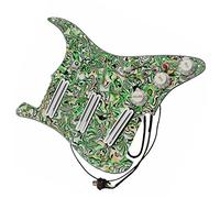 Dual Hot Rails Humbucker Pickup Multifunzione Pickguard Verde Precablato Pickup Bianco Per Chitarra For For ST Battipenna precablati Set