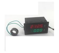Dual LED 4 digital D69 display Voltage and current meter panel voltmeter ammeter range AC 200-450V 0.00-100.0A MQXFCZUX